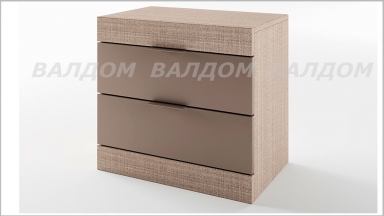 Нощно шкафче Сара 3074, мока/лате