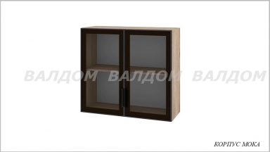 Витрина Алу/Глас, 80 см арвен