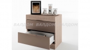 Нощно шкафче Сара 3074, мока/лате