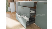 Шкаф с чекмеджета и врата 40 см, олив с Hettich